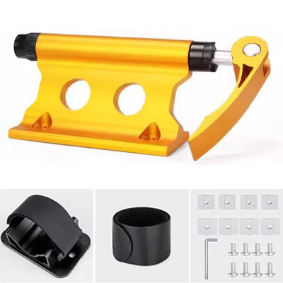 Car bike rack – Bracket - quick-release-yellow-set-roof-mount