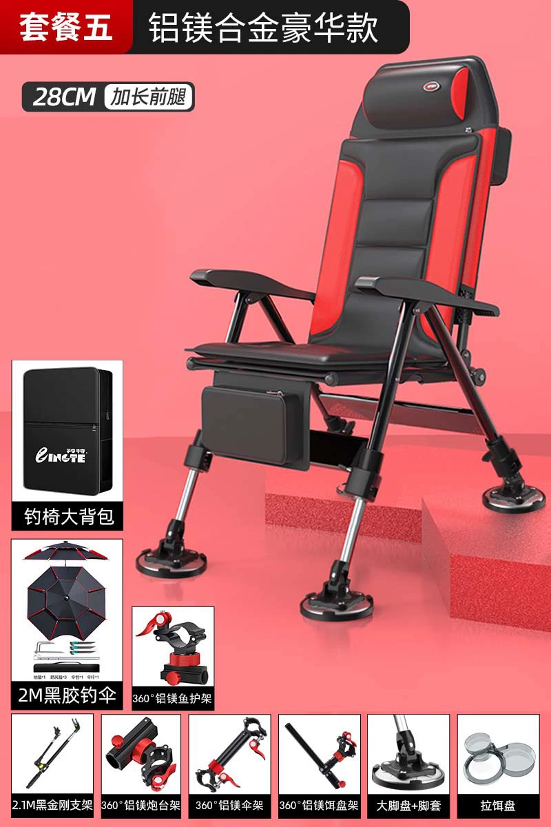 Foldable Handheld Chair, Increased Thickness, Aluminum-Magnesium Alloy Frame, Portable 44.7×30.7×9.7 cm