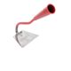 Hoe agricultural old-fashioned curved handle hoe stainless steel flower hoe weeding small hoe small size household flower vegetable weeding hoe