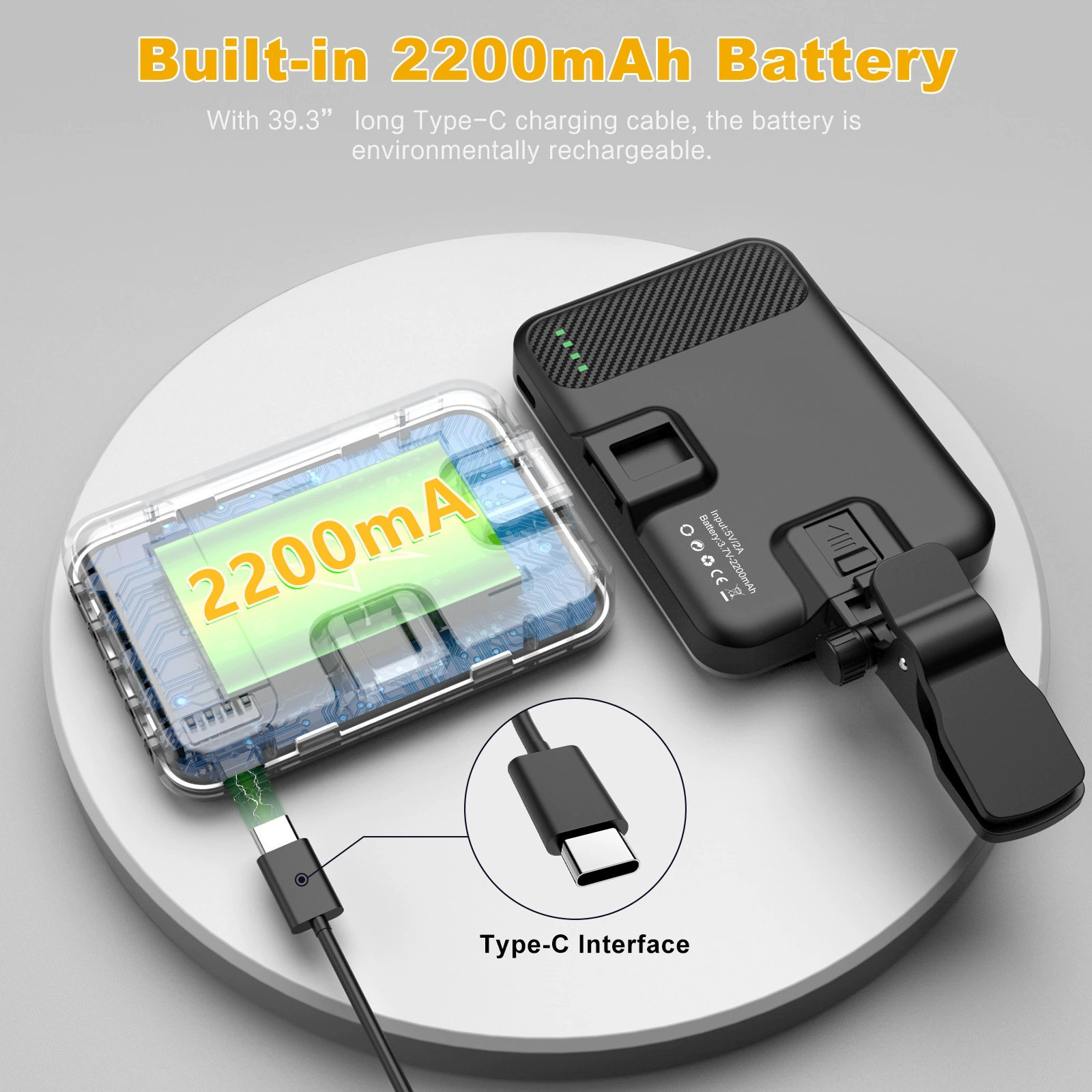 Mobile phone, handheld fill light, lamp for photo sessions