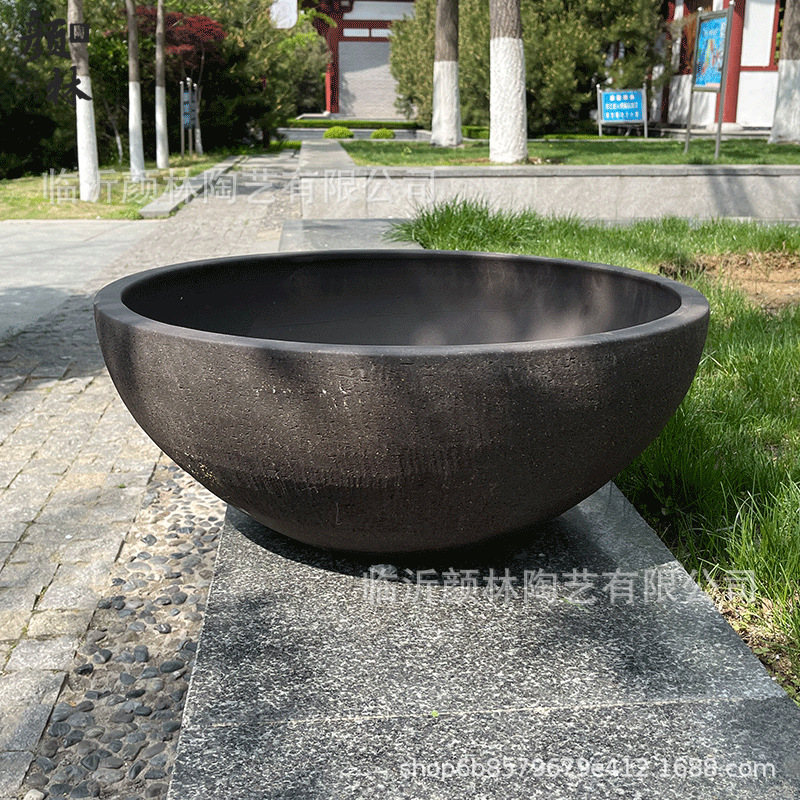 Grandes paneles de maceta supergrande maceta poco profunda maceta abierta maceta gran maceta paisaje caja de flores redonda maceta de boca grande maceta baja maceta arena púrpura