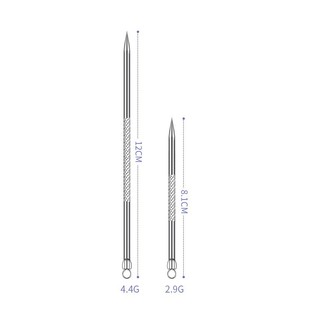 Factory wholesale 8cm stainless steel double acne needle acne needle acne pick acne needle beauty makeup tool