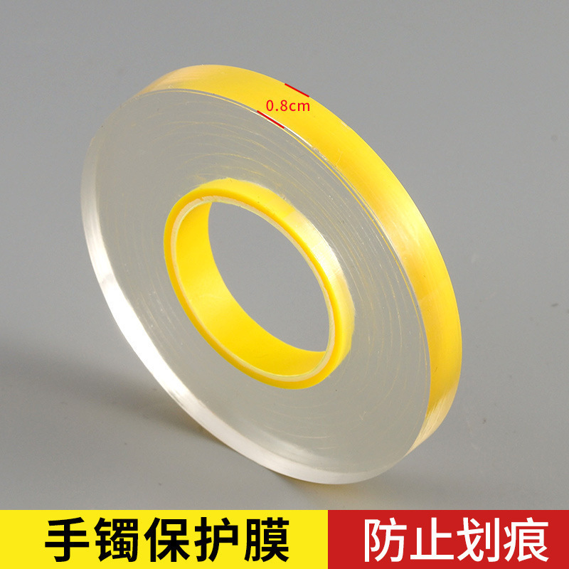 传承古法手镯保护膜 包黄金镯子套静电吸附膜 珠宝首饰手表密|undefined