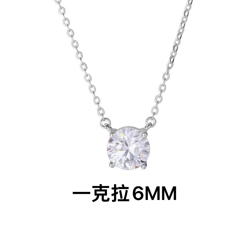 Collier Xiaohongshu, modèle rosette en diamant unique S925, best-seller pour femme, style classique à quatre griffes, simple et léger, luxueux_voghion.com