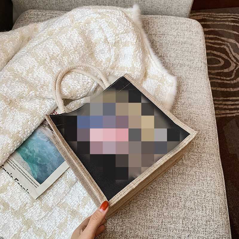 Fabricantes al por mayor de lona de algodón y lino bolsos de mujer 2024 nuevo estilo de moda nacional bolsos de moda simple bolsa especial