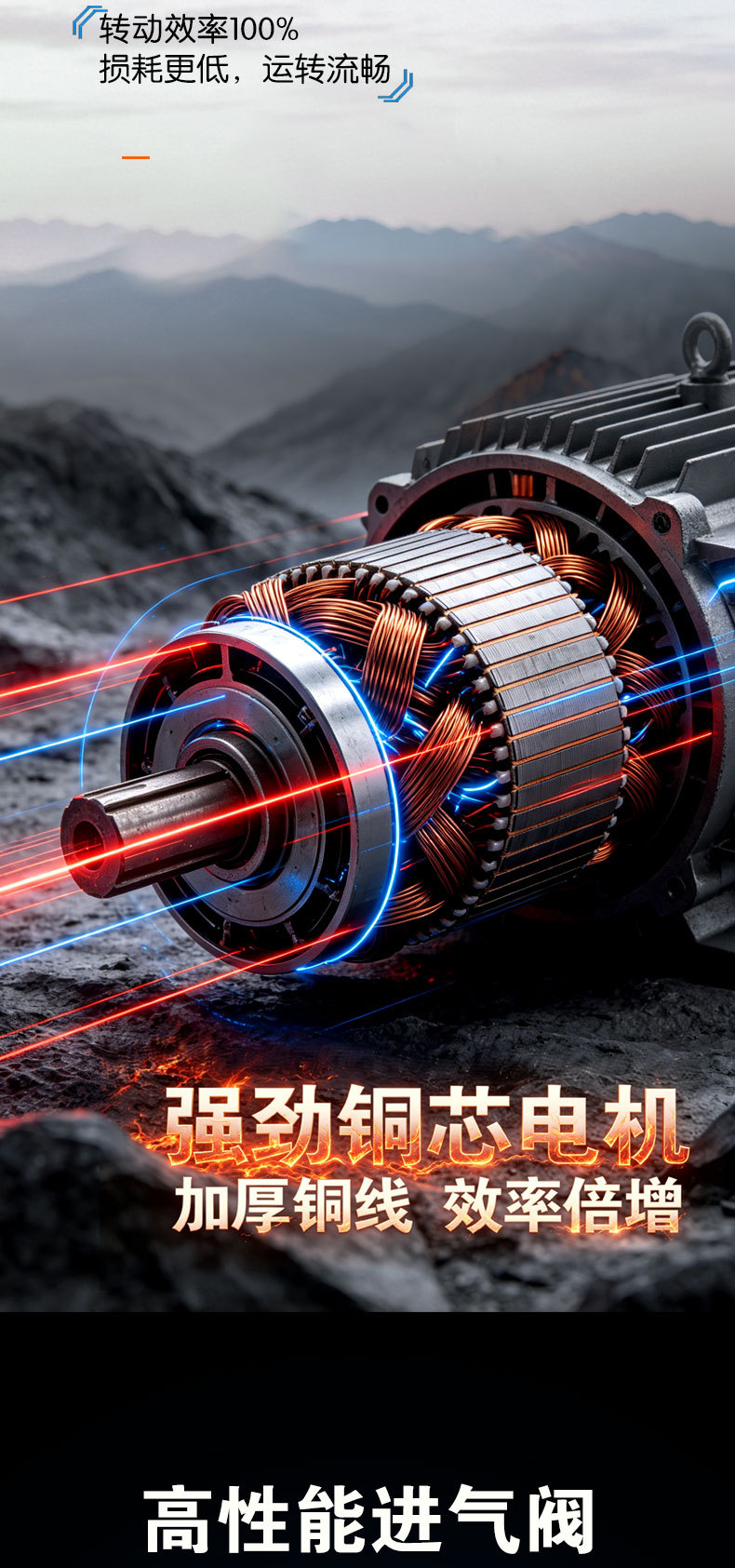 Permanent magnet variable frequency screw air compressor 7.5KW/15/22/37 energy-saving silent industrial-grade air compressor factory