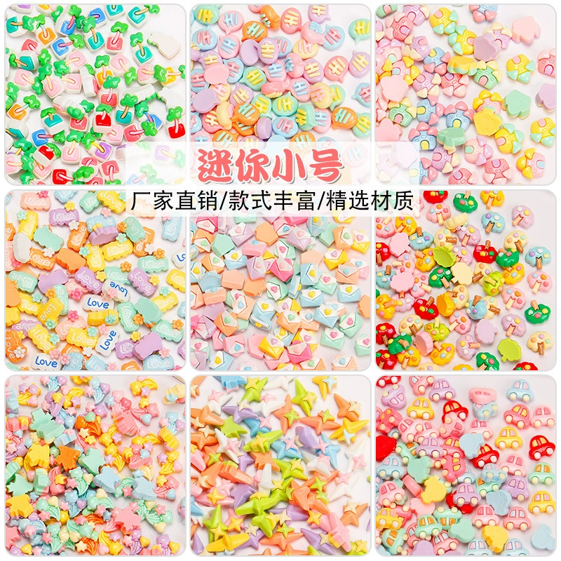 Мини-сериал мультфильмов, сделай сам, кремовый клей, ювелирные аксессуары, чехол для мобильного телефона, материал, магнит на холодильник, украшение из смолы ручной работы