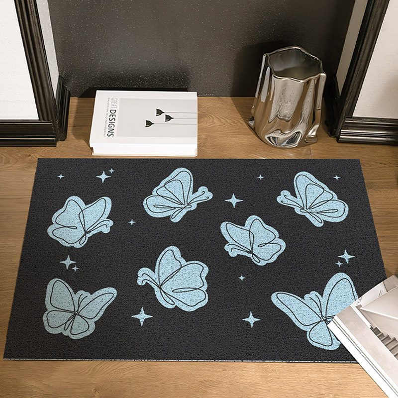 Non-slip Silk Loop Area Rug For Entryways And Home Flooring_voghion.com