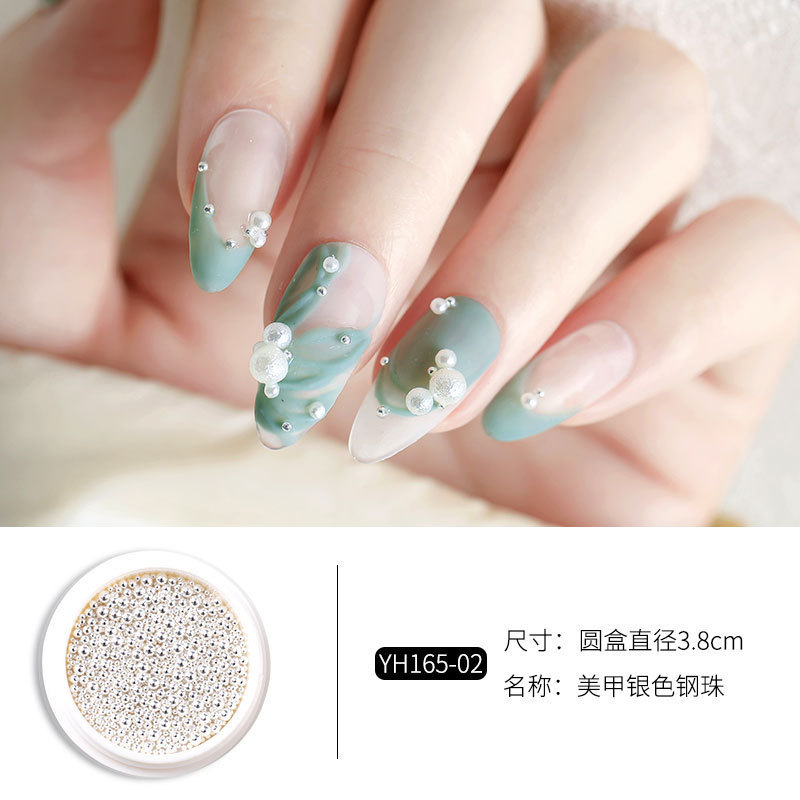 강구 혼합 크기(밝은 은색)