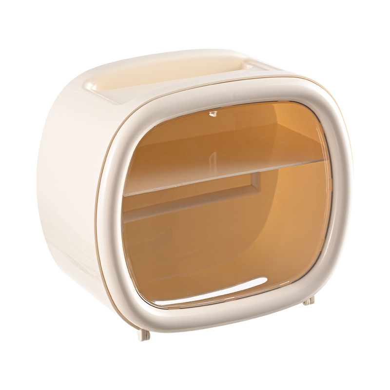 トイレットペーパーボックス、トイレットペーパーロール、トイレットペーパー収納ラック、壁掛けパンチフリー防水トイレラック|undefined