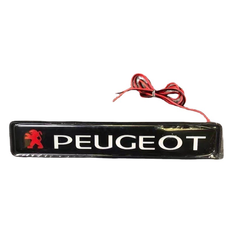 Adecuado para Peugeot 3 008 408 508 luz luminosa del coche luz de la atmósfera Modificación del coche luz fría decoración media luz de malla