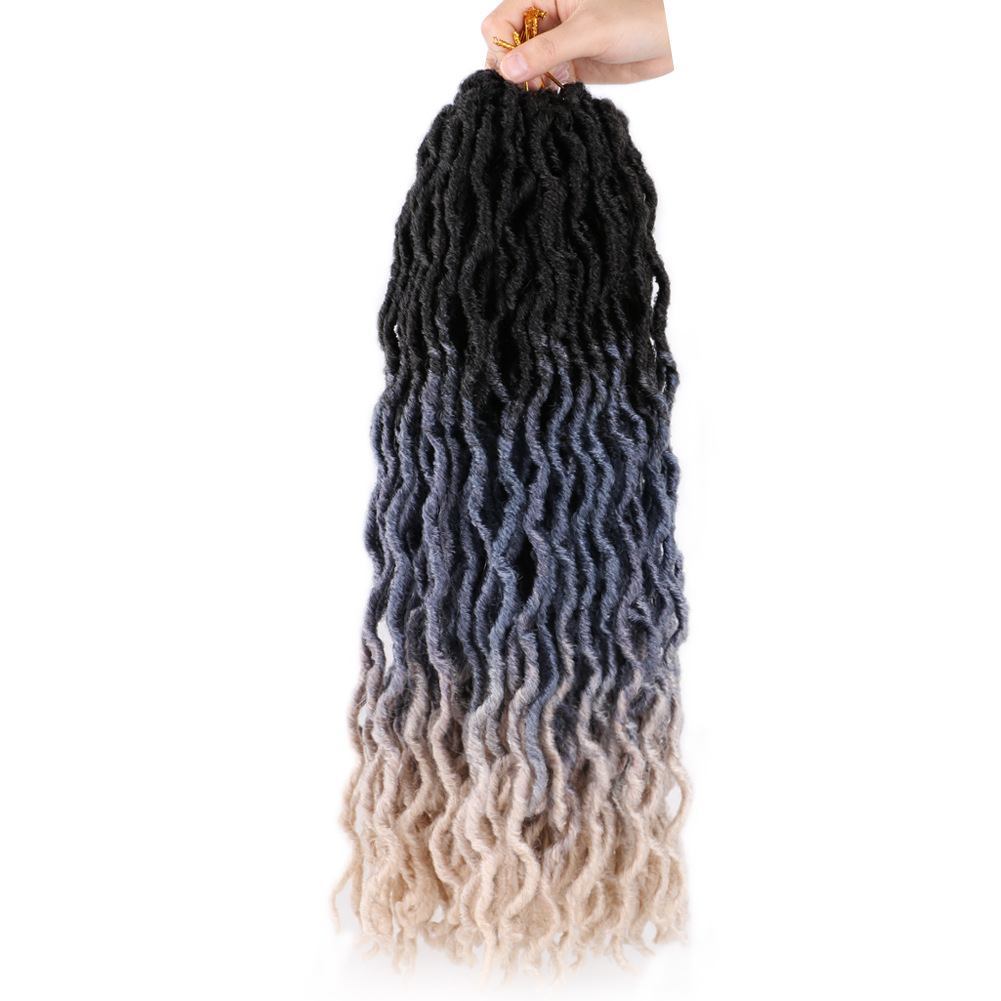 Extensions à clip gypsy locs en cheveux synthétiques_voghion.com
