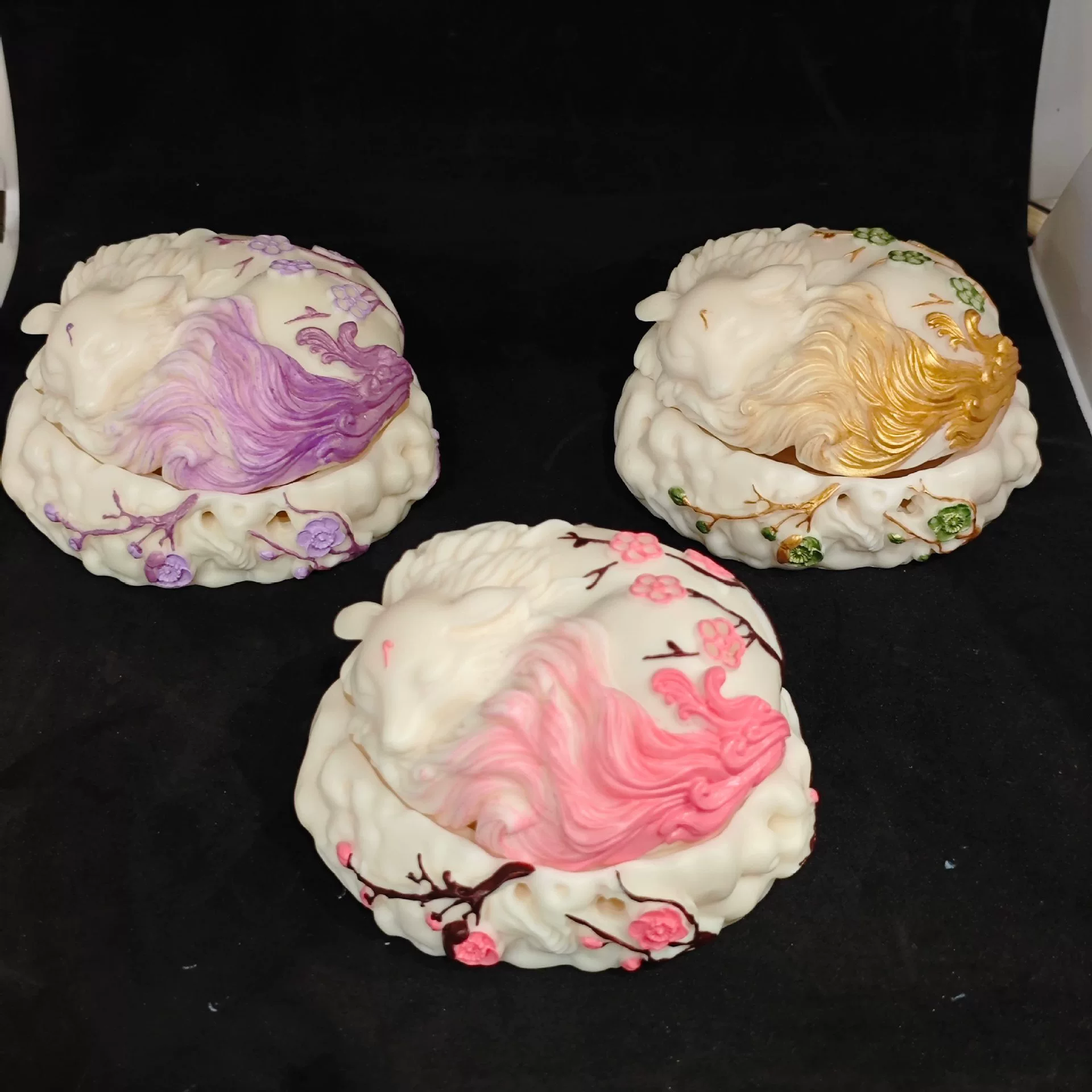 Ремесла из слоновой кости резьба девятихвостая курильница домашняя гостиная столешница поделки украшения ароматерапии