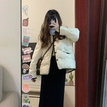 2024年新款棉衣女冬季短款小个子洋气棉服宽松韩版加厚棉袄外套潮