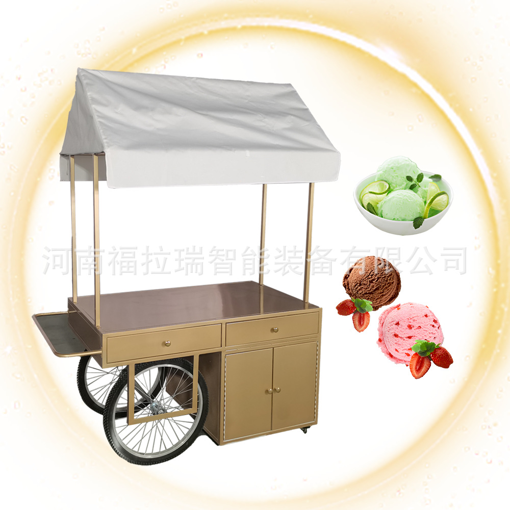 Cross-Border Ice Cream Cabinet Hard Ice Porridge Ice Powder Glass Freezer Thick-Cut Fried Yogurt Cabinet Ice Cream Display Cabinet
