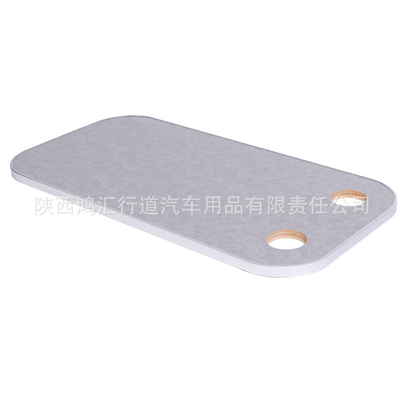 RV Solid Wood Table Board Aluminum Edge Table Camper Car Dining Table Various Colors Business Car Dining Table Table with Cup Holder