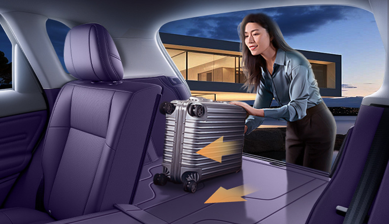 Specially Designed for the Trunk Mat of the Zero B10, Fully Enclosed 2025 Car Interior Modification Decorative Trunk Mat