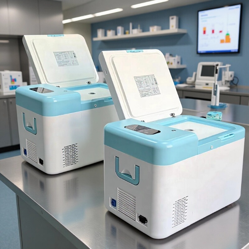 25L Portable Stirling Compressor Ultra-Low Temperature Refrigerator -45 Degrees Vaccine Reagent Transport Small Refrigerator