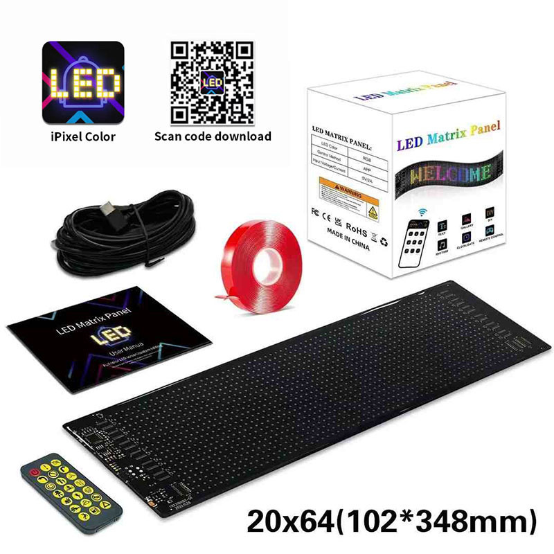 トラック悪魔の目 LED 照明ソフトスクリーン車のトラックの目ライト Bluetooth ダイナミック LED フレキシブル広告スクリーン|undefined