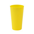 Nueva taza de boca ancha de plástico colorido taza de agua taza de enjuague bucal sin tapa taza de trompeta PP creativo taza de plástico de color sólido al por mayor