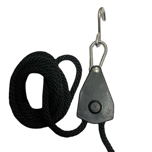 SOURCE manufacturer 3/8 field hunting rope farm catch pig rope retractable rope pull rope spring buckle S hook 3 m rope