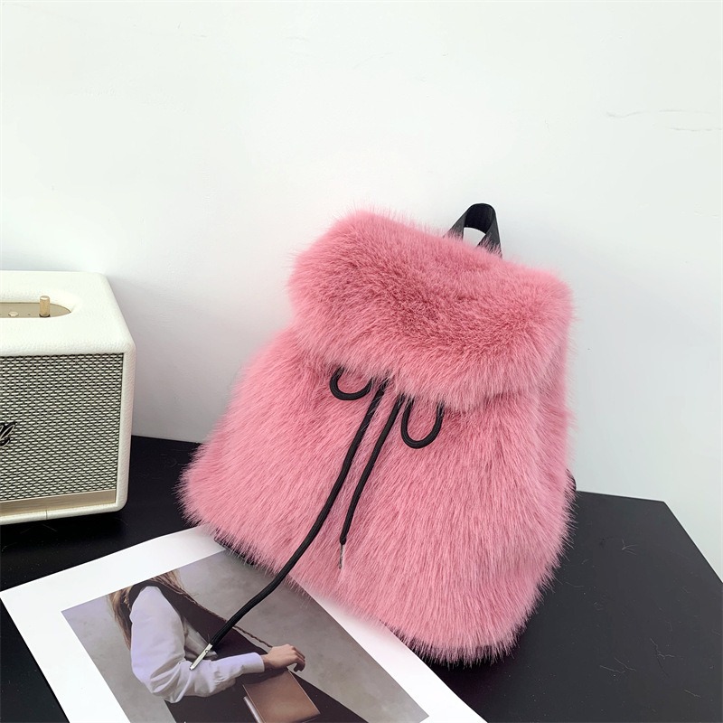 모조 여우 모피-핑크 퍼플