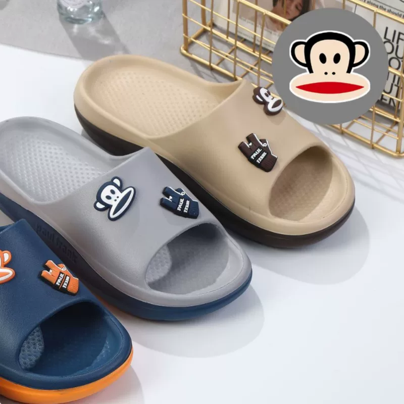 Paul frank genuine Big Mouth Monkey women's summer slippers EVA rubber and plastic indoor non-slip home slippers