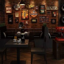 咖啡馆工业风装饰创意墙面复古酒吧饭店墙面装饰挂墙个性壁挂壁画