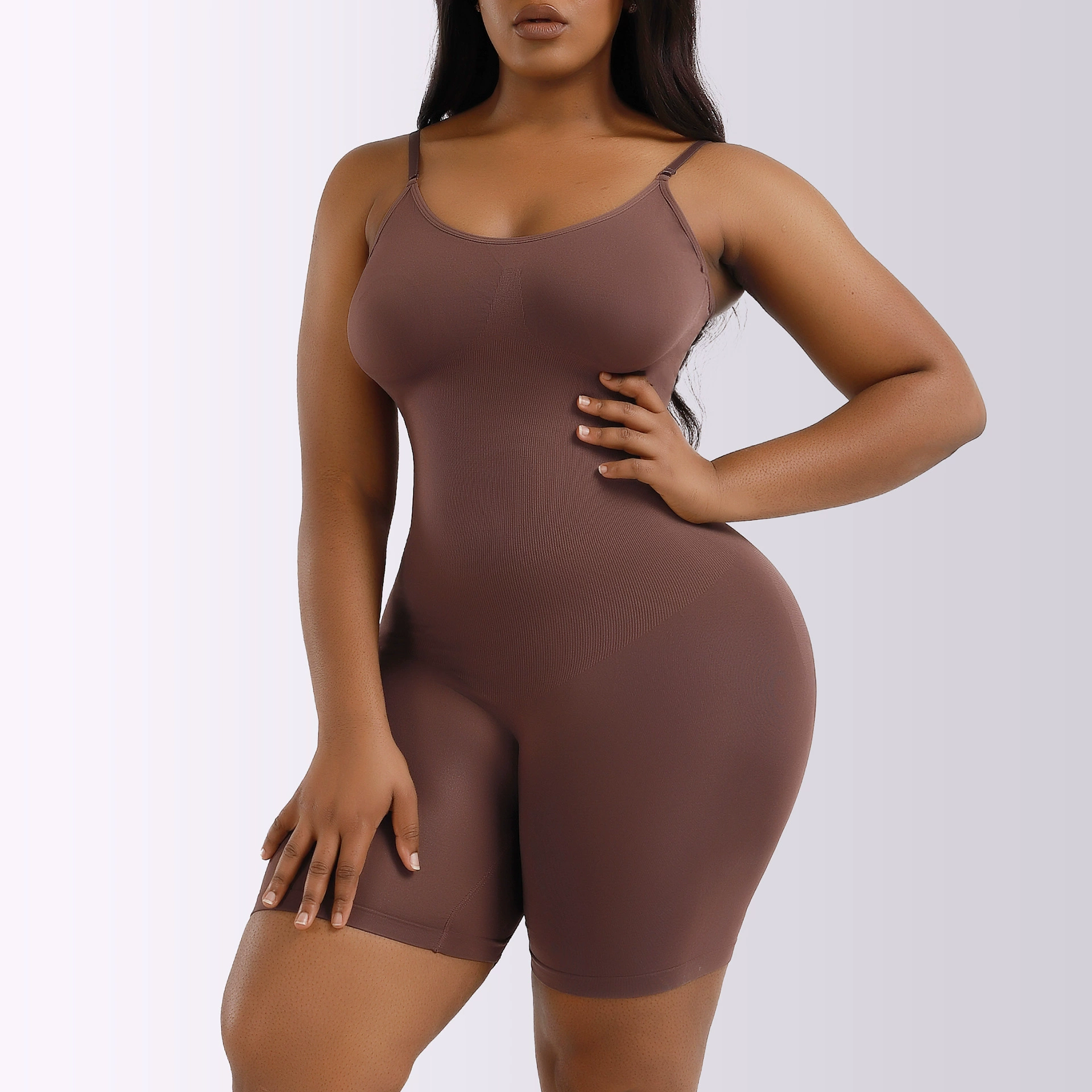 Постpartum Shapewear Bodysuit, European Style, Plus Size, Hip-Lifting Support