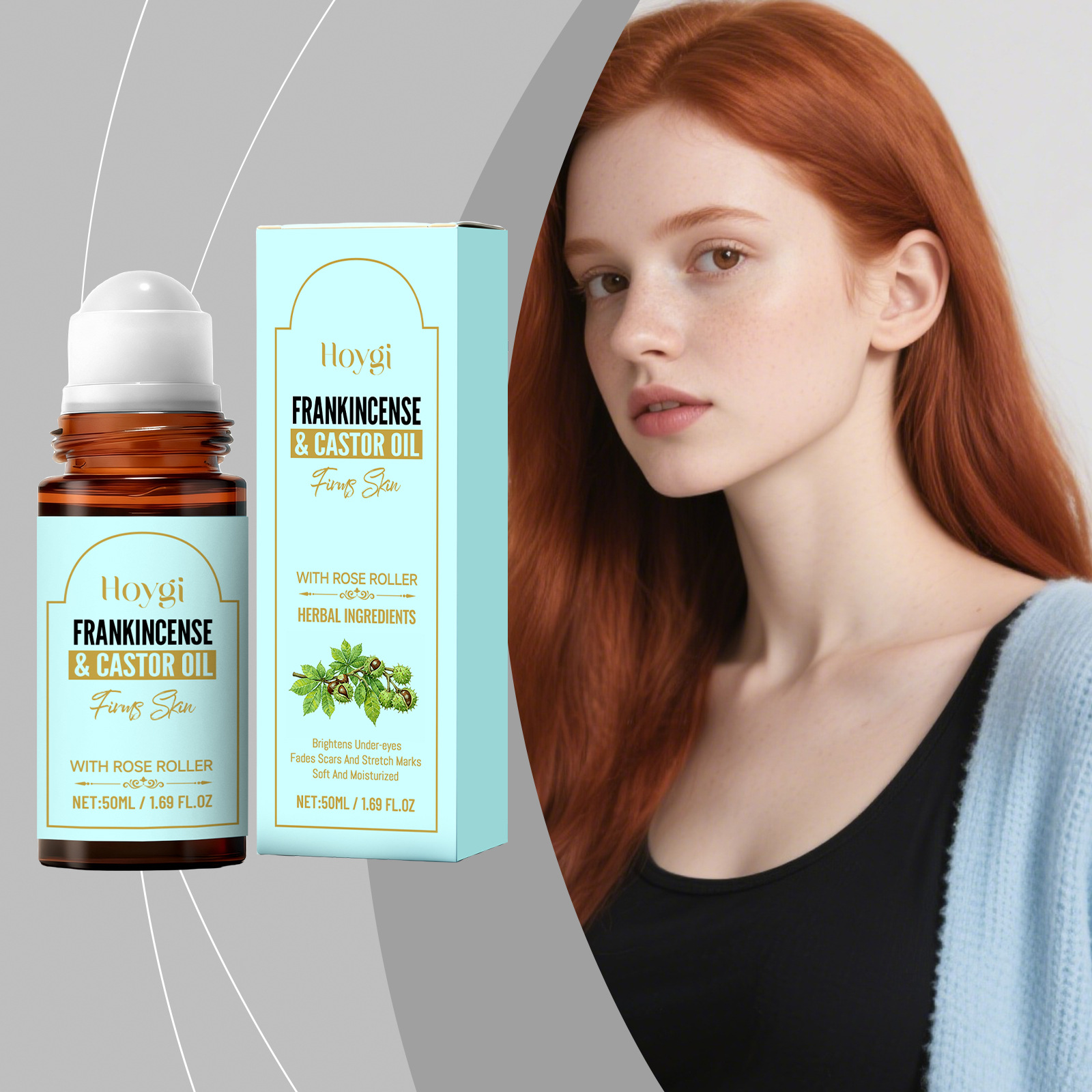 HOYGI 身体护理滚珠 温和滋润身体肌肤保湿清爽日常柔嫩护理滚珠