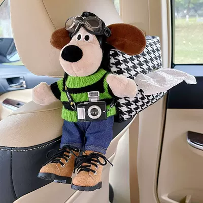 Style High-End Creative Cute Doll — Car tissue box/set