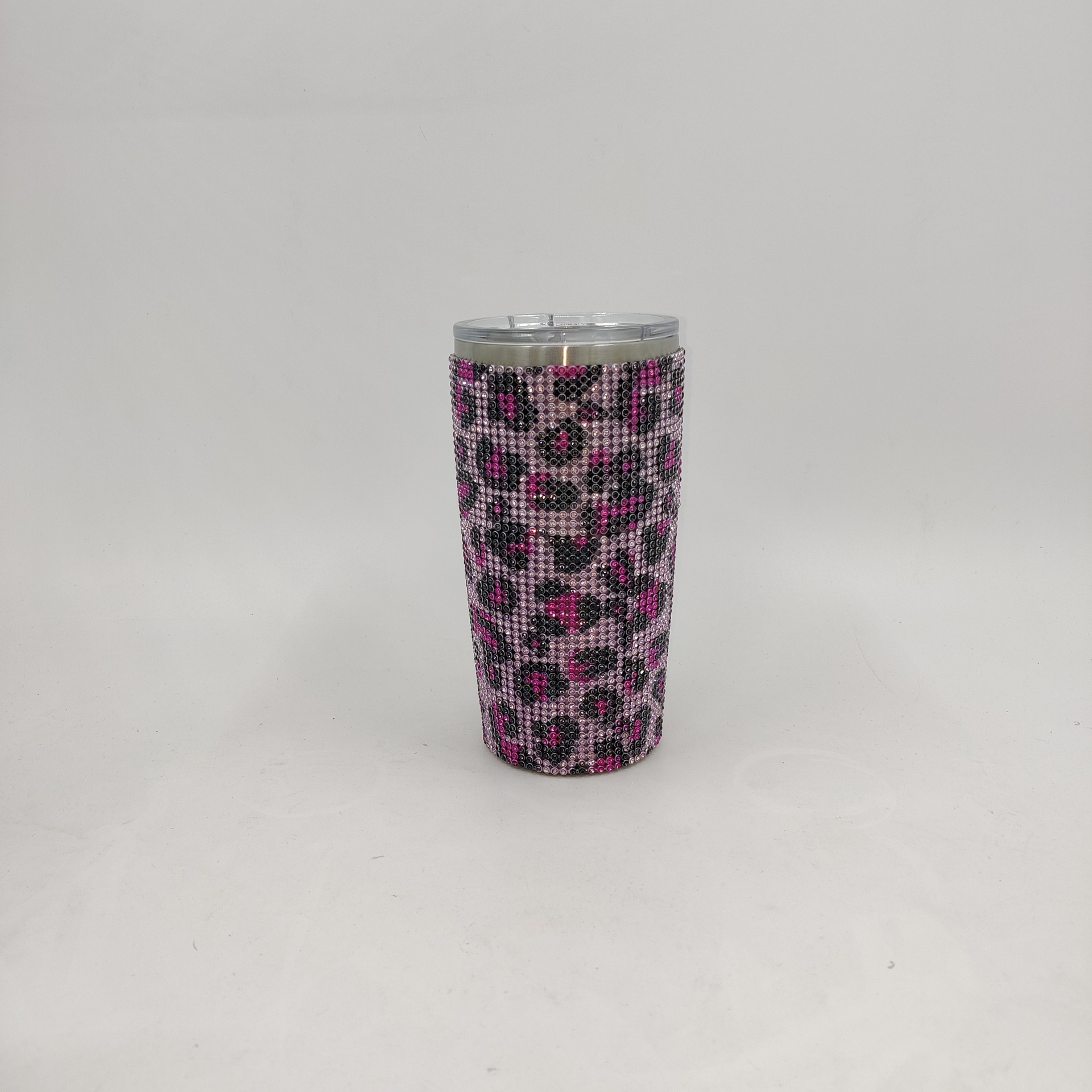 Transfronterizo exclusivo creativo 20oz taza de coche taza de helado taza portátil de alto aspecto taza de diamante incrustado taza