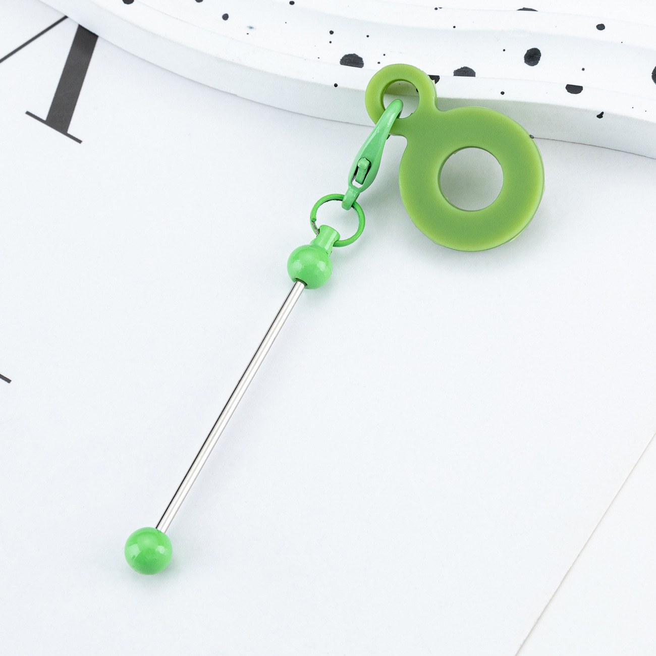 DIY cuentas de paja de silicona colgante para 8mm - 10mm taza de agua paja de silicona decoración fábrica al por mayor