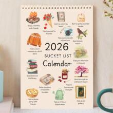 2026 Bucket List Calendar 2026՚vˇgˮÿ՚v