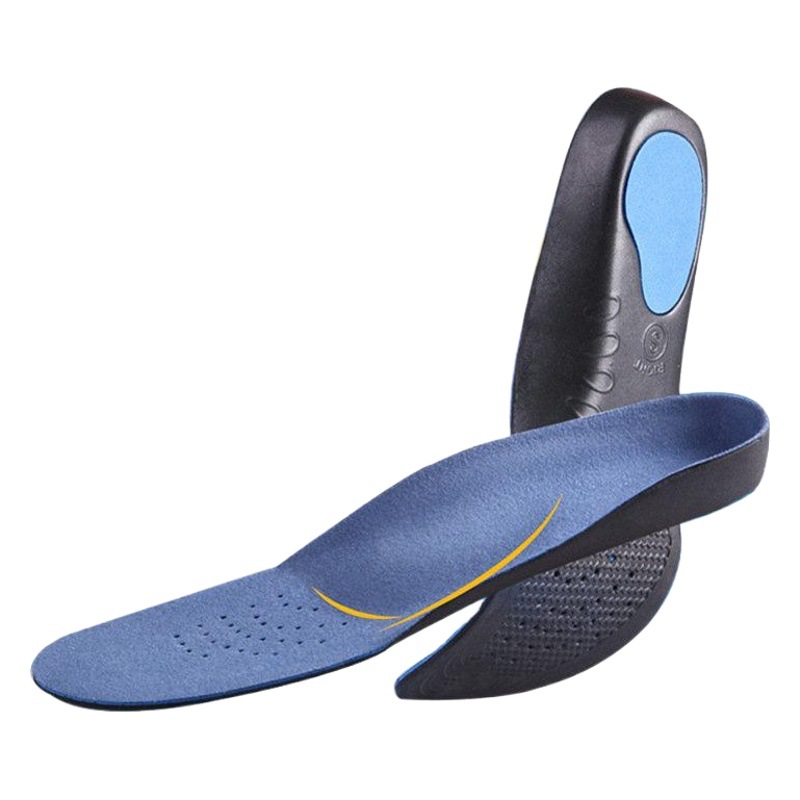 Thickened Arch Support Insoles for Men, Fleece-Lined Sports Insoles for Autumn and Winter, Shock-Absorbing Non-Corrective Insoles for Cross-Border Sales