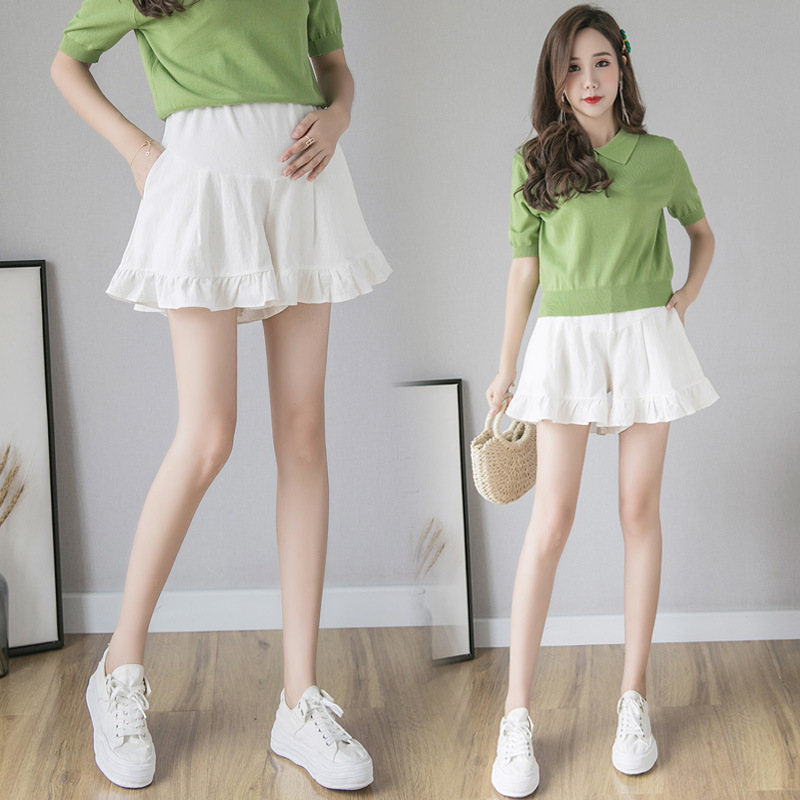 Pregnant Women's Shorts Summer Cotton and Linen Belly-supporting Pregnant Women's Pants Wide-leg Pants 2024 New Style Pregnant Women's Leggings Summer Pregnant Women's Shorts Summer Cotton and Linen Belly-supporting Pregnant Women's Pants Wide-leg Pants 2024 New Style Pregnant Women's Leggings Summer