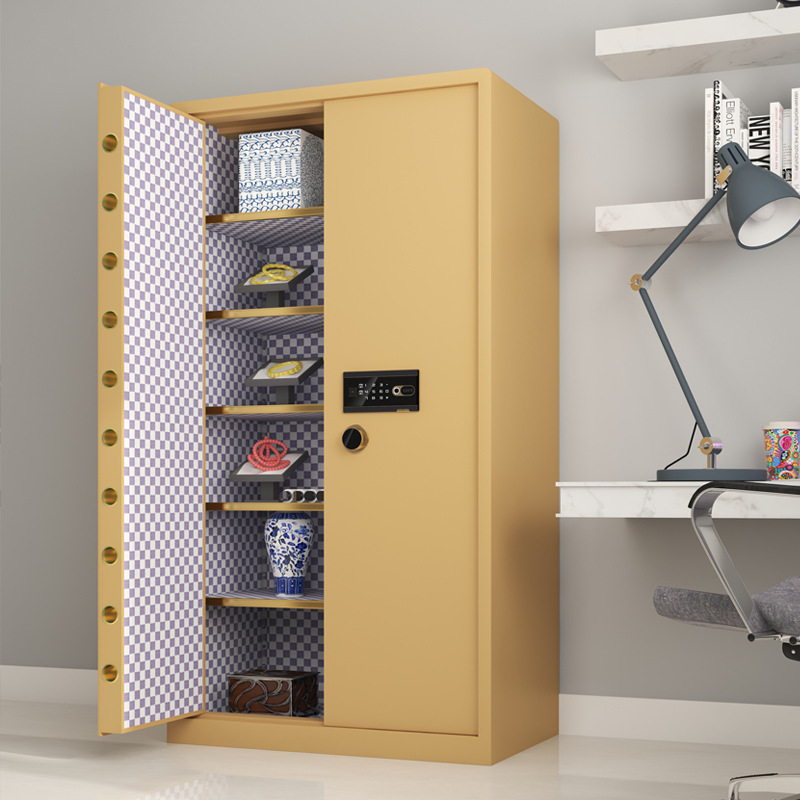 Caja Fuerte Inteligente con Huella Dactilar 1m 1.2m 1.5m 1.8m de Todo Acero con Alarma y Antirrobo para Empresa
