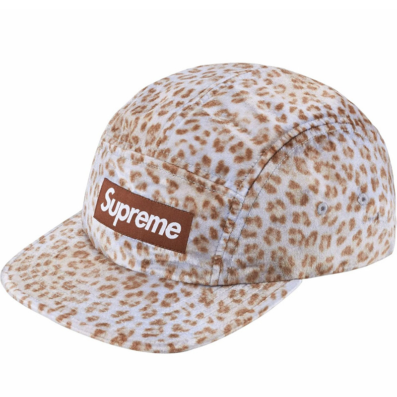 Supreme Suede Visor Camp Cap Natural