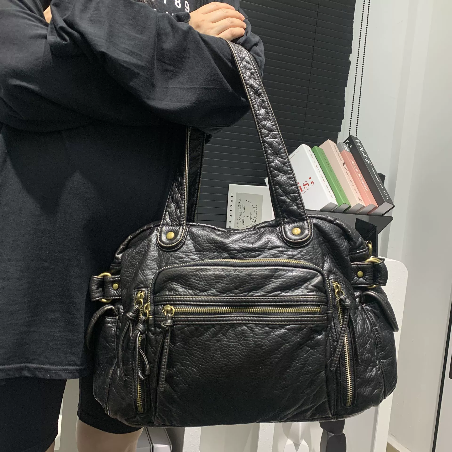 Модная ретро вместительная сумка, (), Amazon