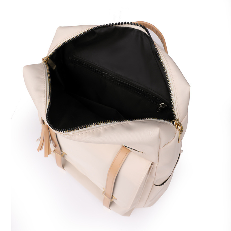 2023 nueva mochila de nailon para mujer coreana, mochila de viaje al aire libre de gran capacidad de moda, mochila escolar al por mayor