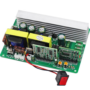 600W high-power correction wave inverter module 12V to 110V/220V adjustable power board DC-AC boost