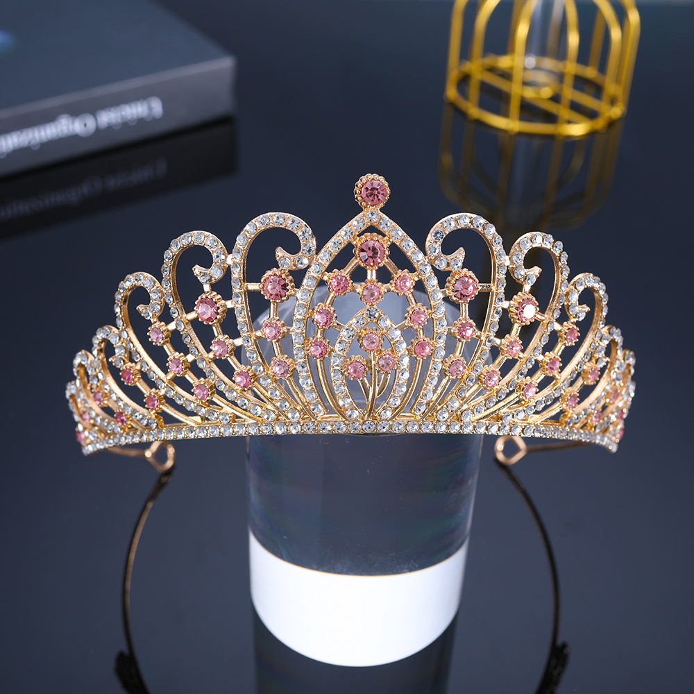 HG34 diamante rosa dorado