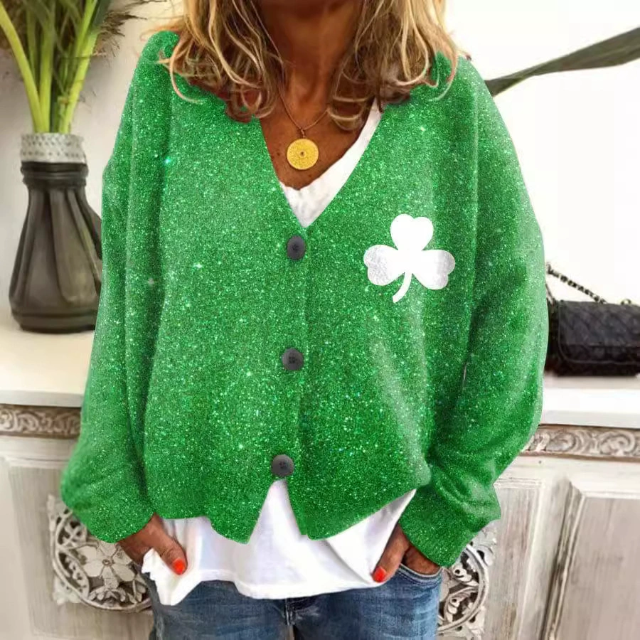 Внешняя торговля кросс-бордер 2025 Amazon внешняя торговля новый рождественский абстрактный принт повседневный плащ-кардиган