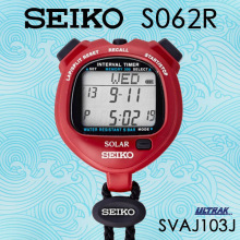 SEIKO精工秒表S062原装正品SVAJ103J太阳能300跑道3排教练多功能