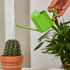 Stainless steel green plant watering kettle long mouth gardening shower children's green mini watering kettle small sprinkler 300ML