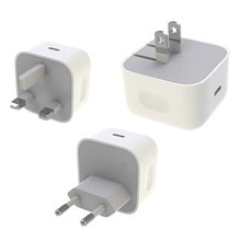 40w氮化镓充电器快充适用于苹果20w家用出行欧美英规充电头