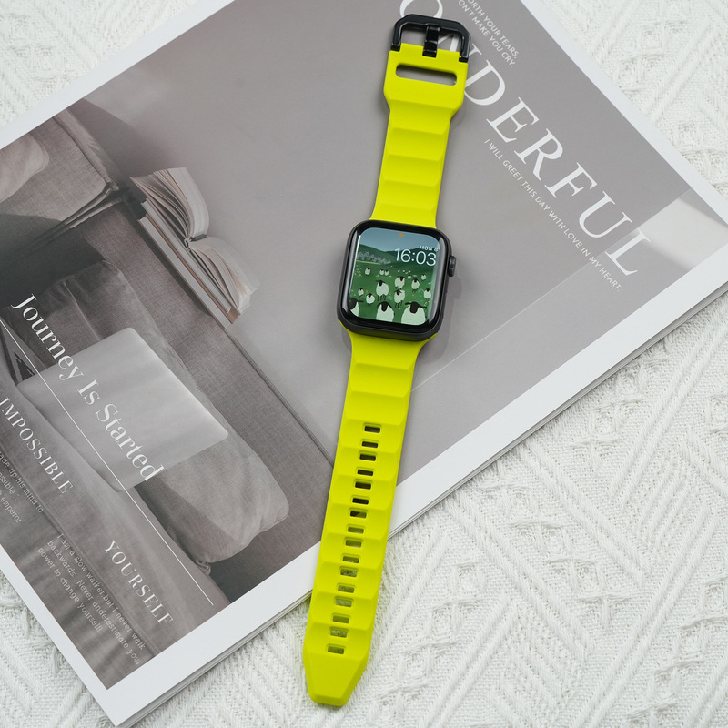 for apple watch iwatch strap s9 silicone applewatch8/7/6/se creative Ultra2 sport for apple watch iwatch strap s9 silicone applewatch8/7/6/se creative Ultra2 sport
