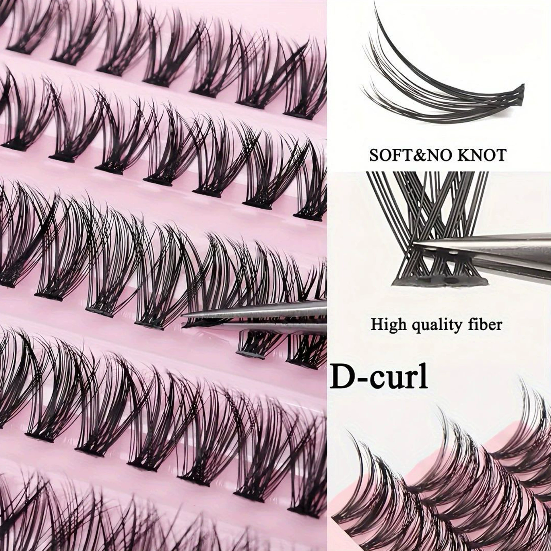 Накладные ресницы с завитком (Curling false eyelashes) для ресниц, отдельные пучки ресниц, 16 мм, стиль