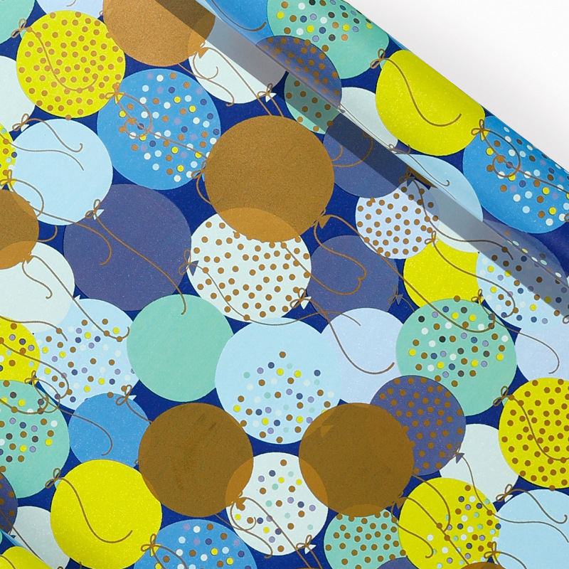 생일 시리즈-컬러 풍선/롤; 0.43*3M