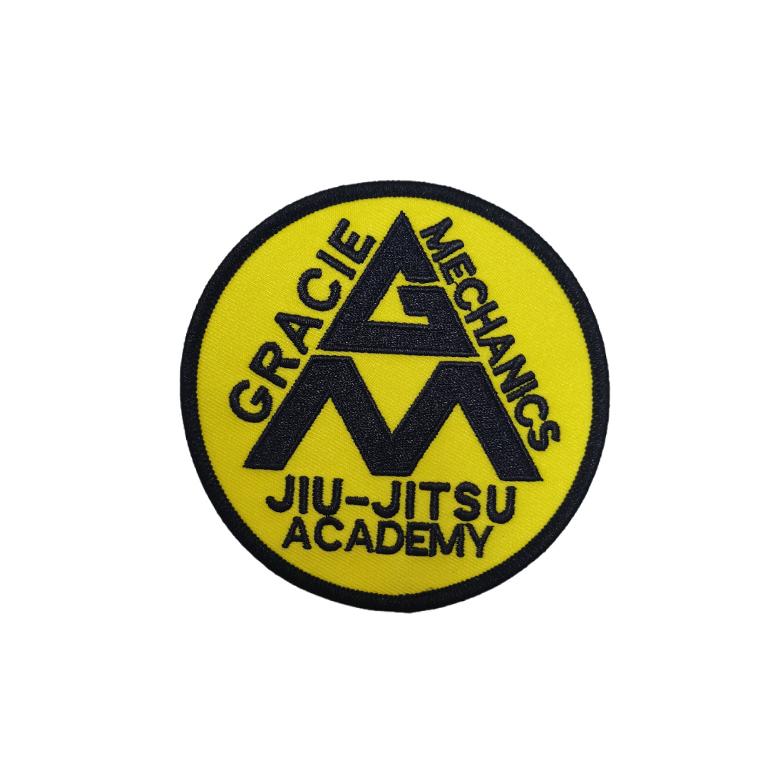 Gracie Jiu-Jitsu Academy Gi Embroidered Badge Team Uniform Cloth Patch 3D Embroidery Badge